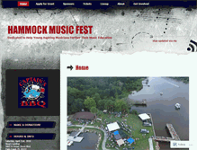 Tablet Screenshot of hammockmusicfest.org